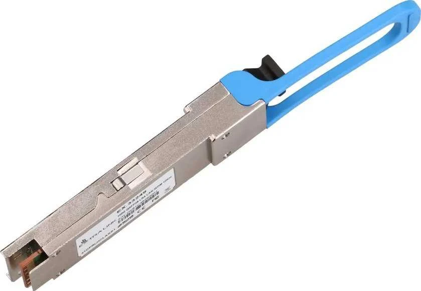 Šakotuvas Extralink QSFP28 | QSFP28 modulis | 100Gb/s, 10km, vieno režimo, Duplex LC