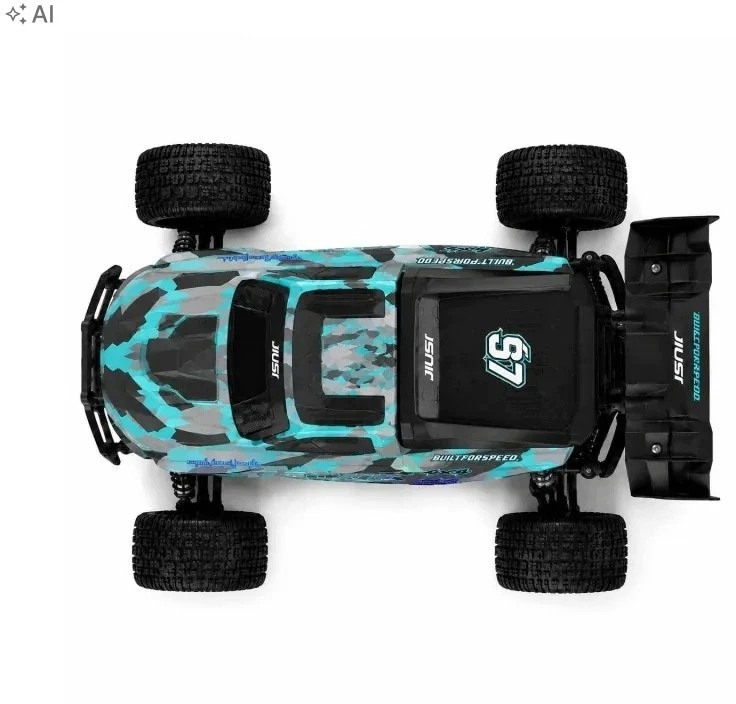 EXTRALINK RC SC10 remote-controlled car 1/10 brushless 4WD extreme truck mėlynas