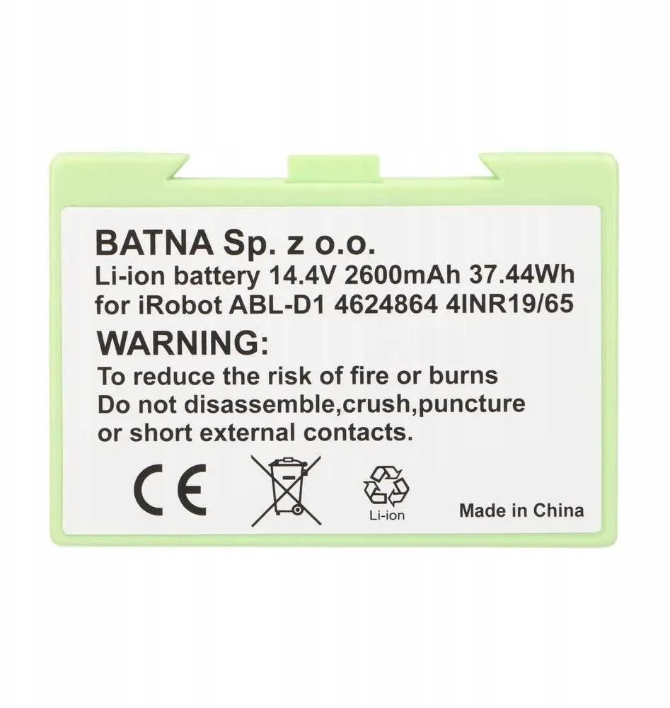 Extralink Roomba | Baterija, dulkių siurblio baterija | E5 E6 I7 14.4V 2600mAh