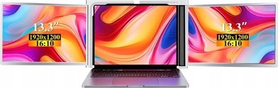 Monitorius „Extralink Smart Life S350 13,3“ | Nešiojamieji nešiojamųjų kompiuterių monitoriai | 2 monitoriai. IPS. 1920 x 1200