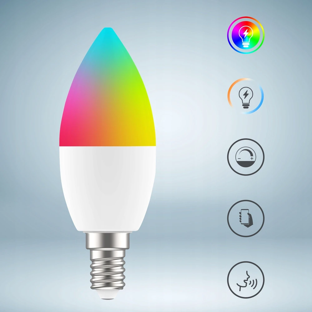 Extralink Smartlife | LED lemputė | E14 C37 2700-6500K WiFi 220-240V