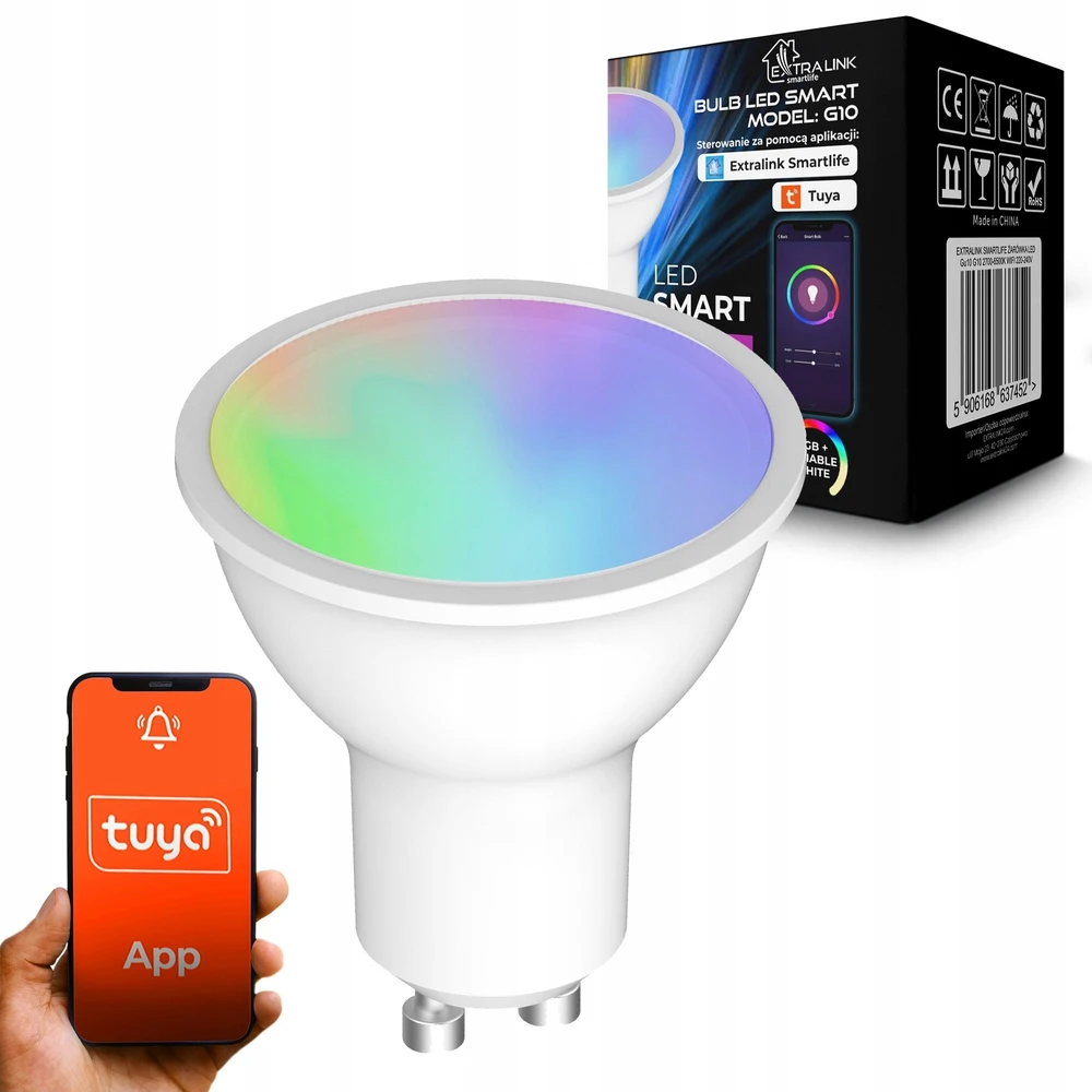 Extralink Smartlife | LED lemputė | GU10 G10 2700-6500K WiFi 220-240V