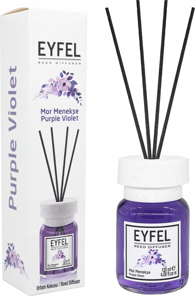 Drėkintuvas Eyfel namų kvapas su lazdelėmis Violetinė Violet
