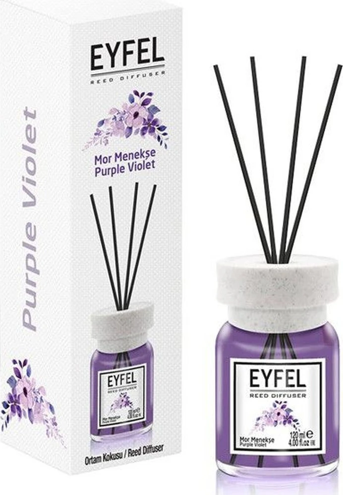 Drėkintuvas Eyfel namų kvapas su lazdelėmis Violetinė Violet