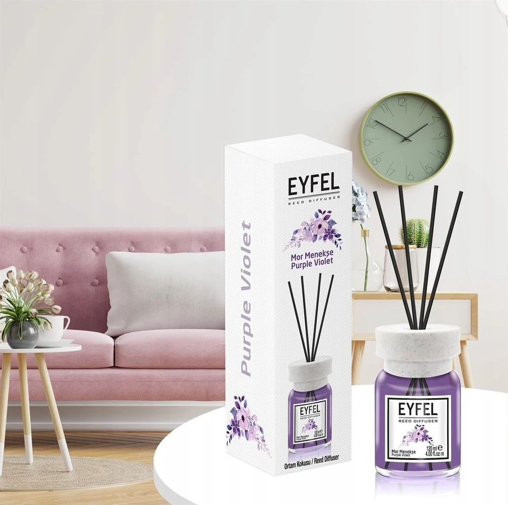Drėkintuvas Eyfel namų kvapas su lazdelėmis Violetinė Violet