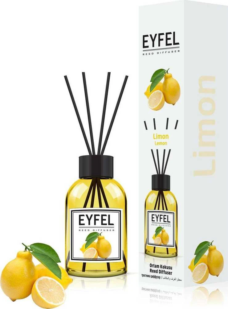 Eyfel namų kvapas su lazdelėmis "CITRINA 120 ml."