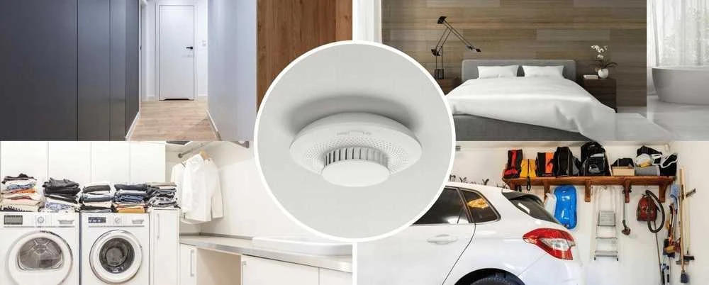 EZVIZ Wireless Smoke Sensor, Baltas | CST4C