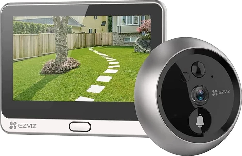 EZVIZ belaidžio durų skambučio komplektas CS-DP2C (2 MP, auksinis)