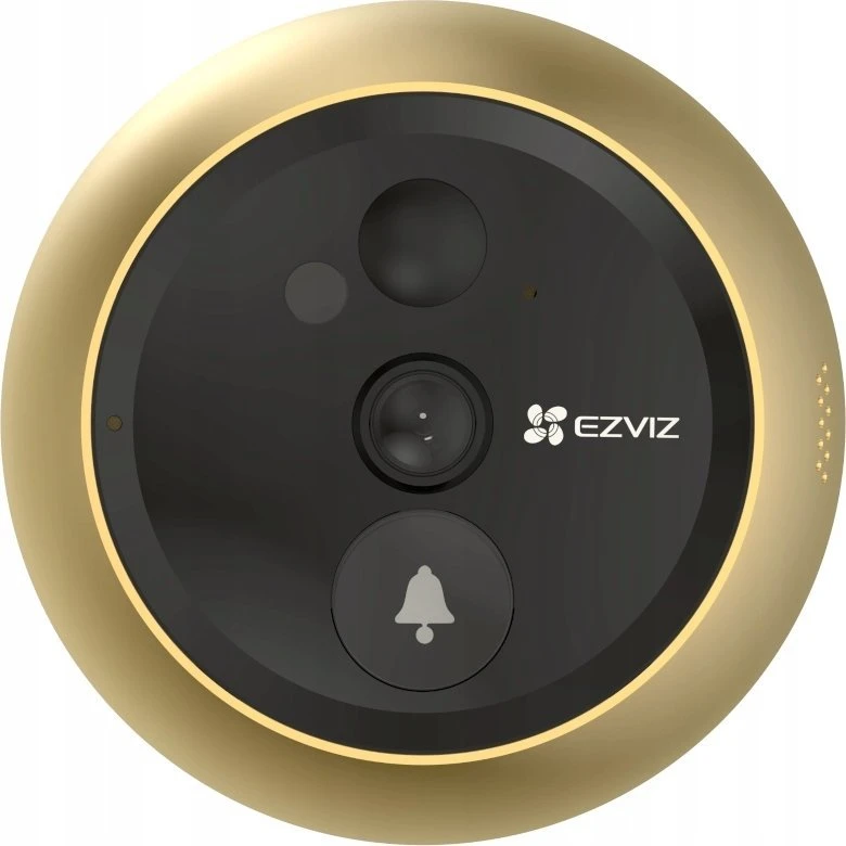 EZVIZ belaidžio durų skambučio komplektas CS-DP2C (2 MP, auksinis)