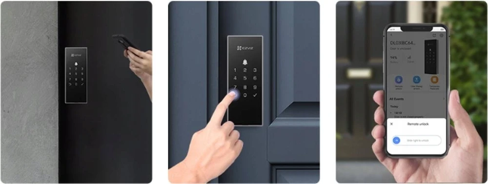 „Ezviz DL03“ išmanioji skaitmeninė spyna, pilka (Pažeista pakuotė)