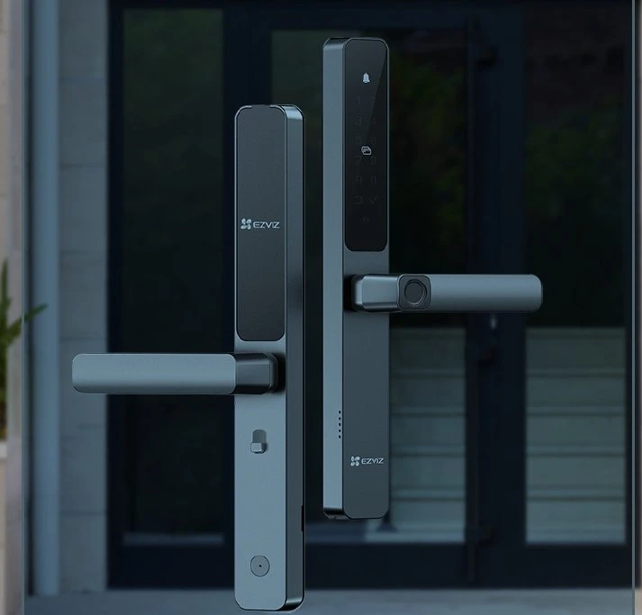 Išmani durų rankena EZVIZ, IP65, Wi-Fi 2.4GHz, SLIM, su slaptažodžiu, RFID, pirštų antspaudu