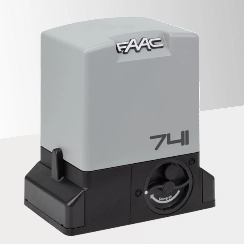 „Delta 3 SMART“ komplektas – FAAC 741 (Wi-Fi+LAN+BLE) 900 kg stumdomiems vartams