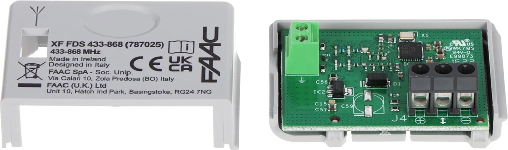 RADIJO MODULIS VARTAMS FAAC-XF-FDS/433-868 FAAC