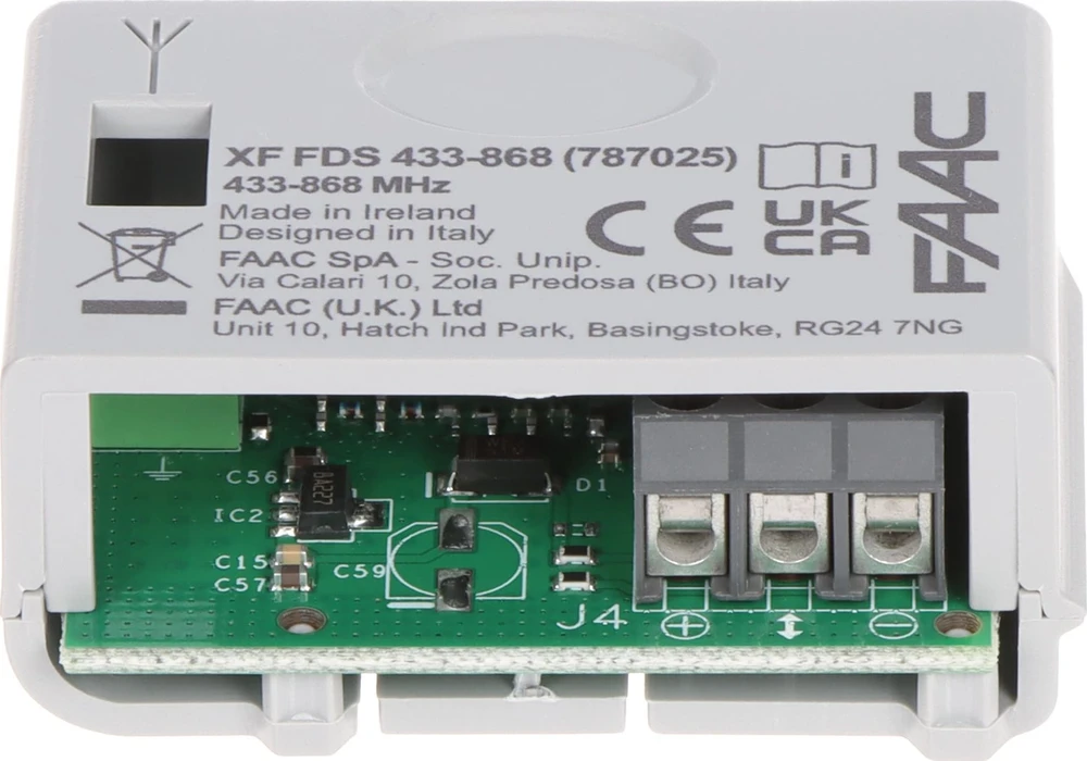 RADIJO MODULIS VARTAMS FAAC-XF-FDS/433-868 FAAC