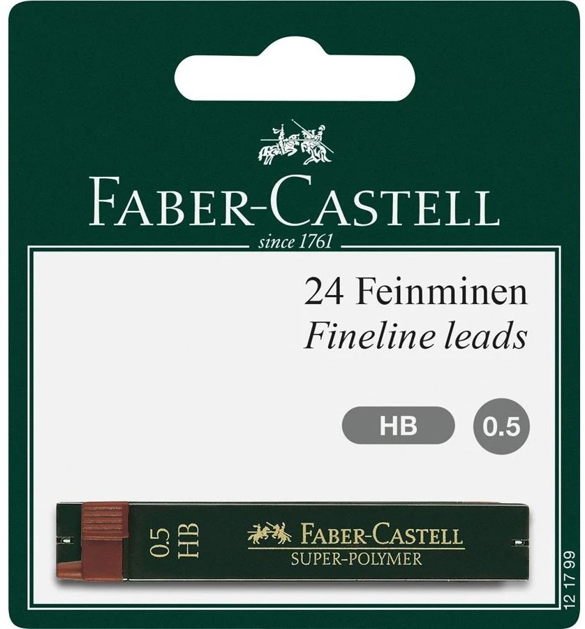 Faber-Castell 121799 wkład do długopisu HB Juodas