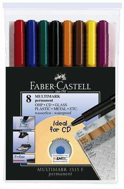 Faber-Castell 151309, Daugiaspalvis, 8 vnt.