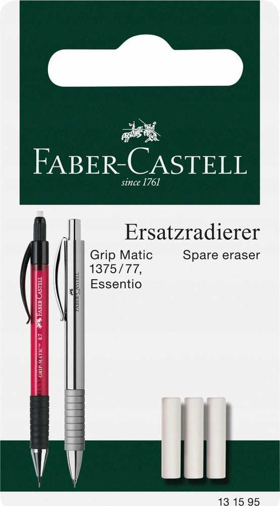 Trintukas Faber-Castell Grip mechaniniam pieštukui 3vnt/pak