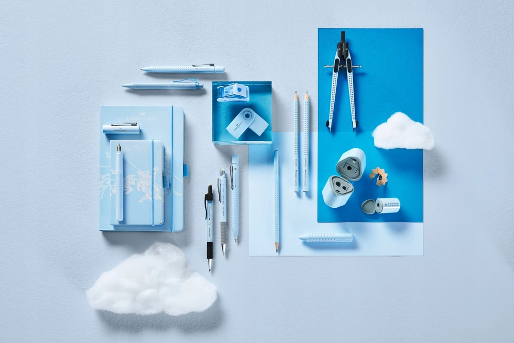 Faber-Castell FABER-CASTELL Collegeblock A4 liniert sky mėlynas