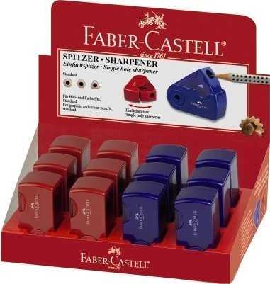 Faber-Castell FABER-CASTELL Klappspitzdose Sleeve Mini raudona/blau