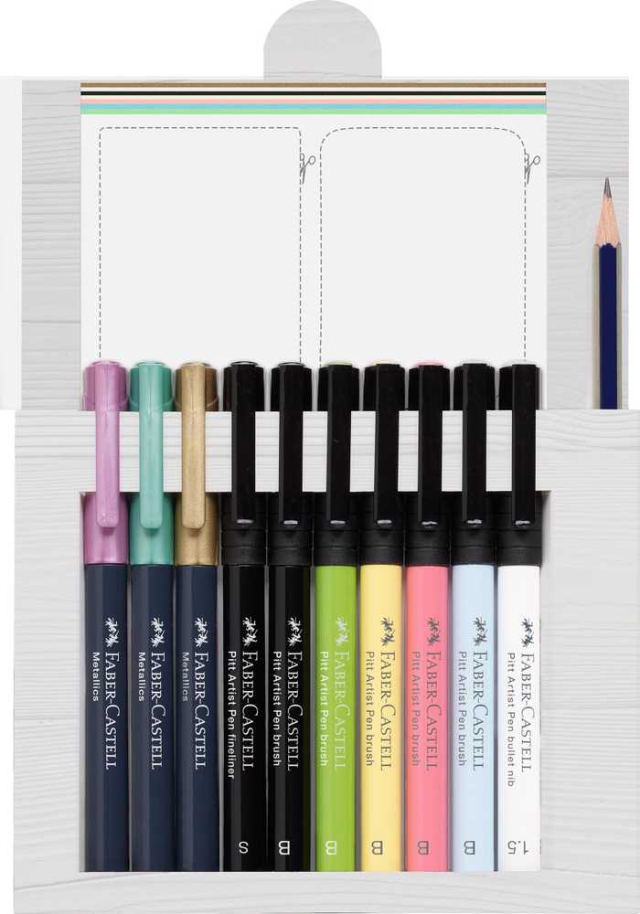 Faber-Castell Kūrybinis rinkinys Rankinis šriftas 12 dalių