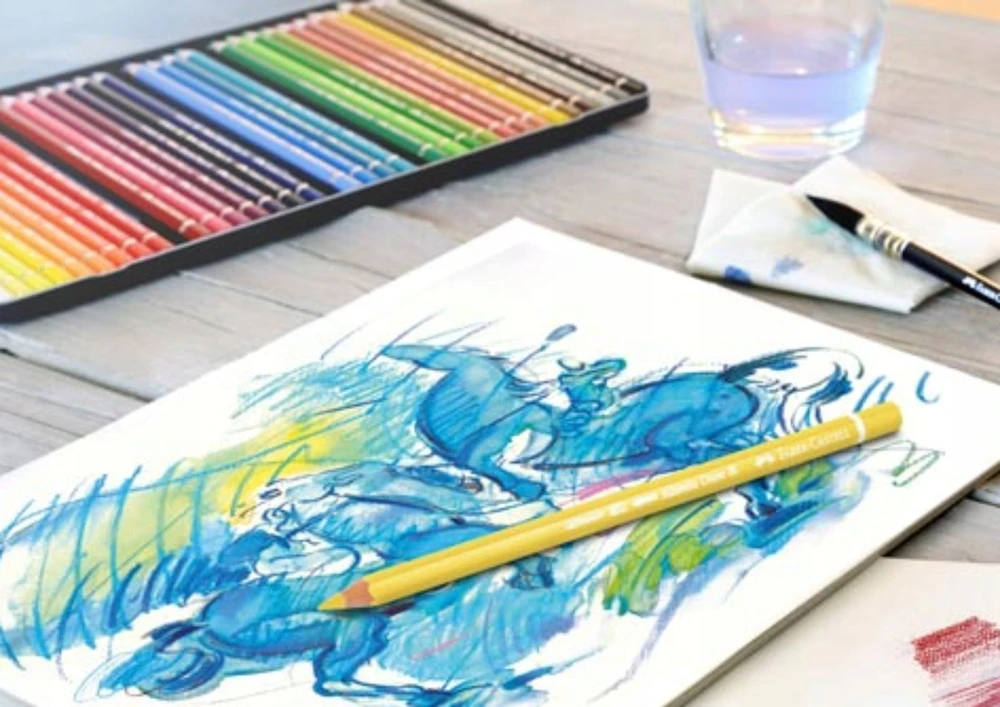 Spalvoti pieštukai Faber-Castell Jumbo, Tribriauniai, 12 spalvų