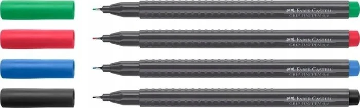 Rašikliai Faber-Castell FinePen, 0.4mm 10 vnt.