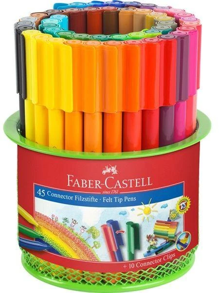 Flomasteriai Faber-Castell Grip Colour, (10) 1302-100 (Ekspozicinė prekė)