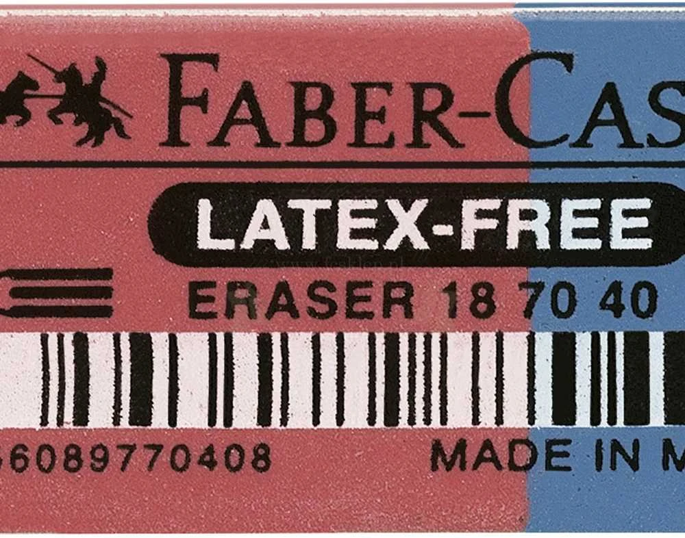 Trintukas Faber-Castell Latex Free, 7070-40, tinka pieštukams ir rašalui