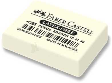 Faber-castell trintukas, be latekso, vidutinio dydžio