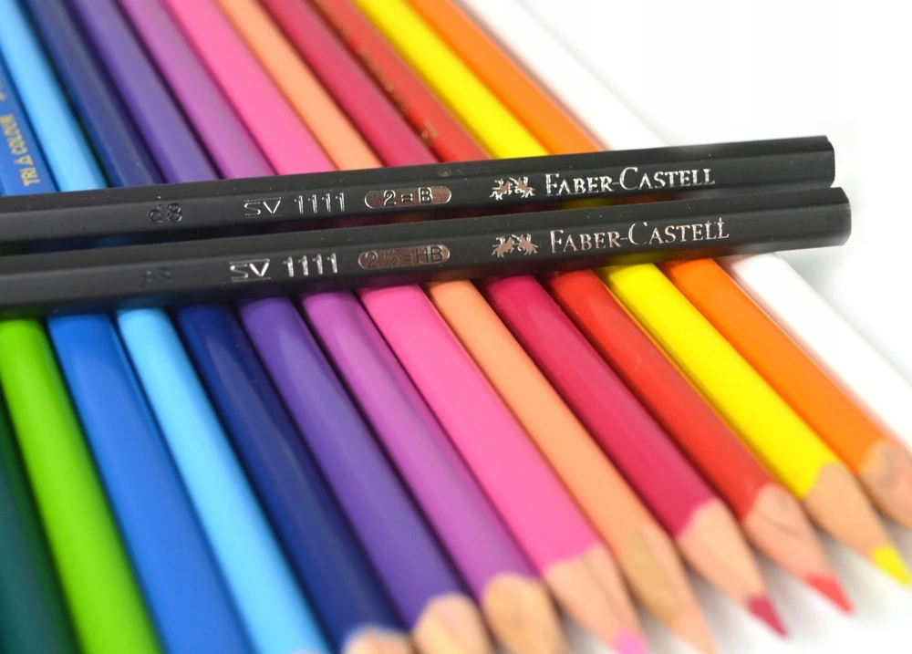 Faber-Castell trikampiai pieštukai, reklaminis rinkinys, 18 vnt. + 4 vnt. + 2 vnt. (201597)