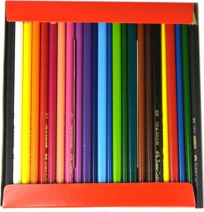 Faber-Castell trikampiai pieštukai, reklaminis rinkinys, 18 vnt. + 4 vnt. + 2 vnt. (201597)