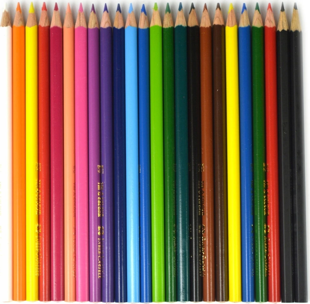 Faber-Castell trikampiai pieštukai, reklaminis rinkinys, 18 vnt. + 4 vnt. + 2 vnt. (201597)