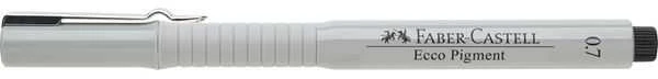 Grafinis rašiklis Faber-Castell Ecco Pigment, 0.7mm, juodos spalvos
