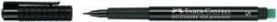 Žymeklis permanentinis Faber-Castell 1523 S, 0.4 mm, su trintuku, juodas 1213-049