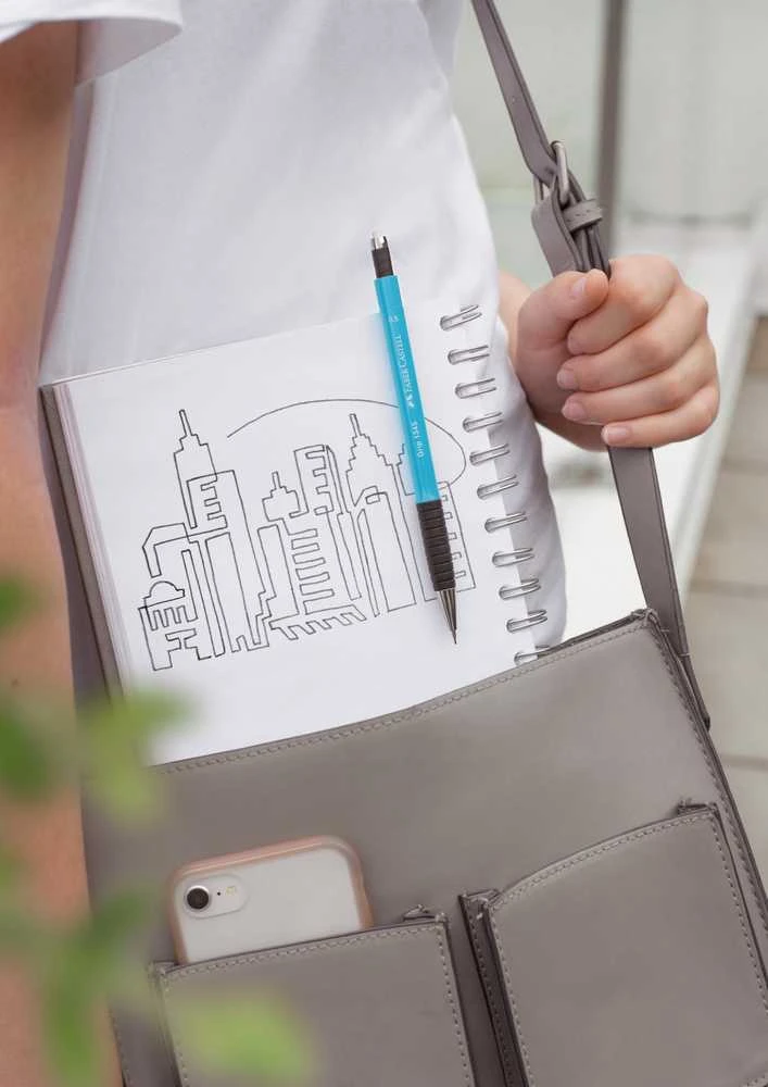 Automatinis pieštukas Faber-Castell Grip 1345, 0,5mm, tamsiai rožinės spalvos