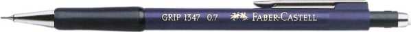 Automatinis pieštukas Faber-Castell Grip 1347, 0.7mm, metalic mėlynos spalvos