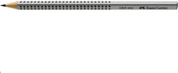 Pieštukas Faber- Castell Grip 2001, HB, drožtas 1221-104