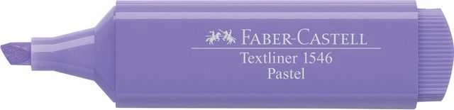 Teksto žymeklis Faber-Castell 1546, 1-5mm, kirstu galiuku, pastelinės violetinės spalvos