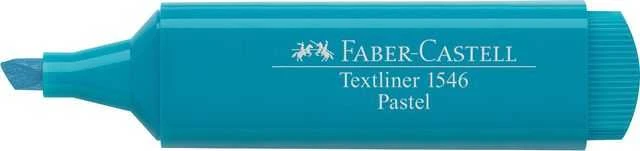 Teksto žymeklis Faber-Castell 1546, 1-5mm, kirstu galiuku, pastelinės turkio spalvos