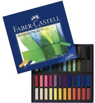 Pastelinės kreidelės Faber-Castell Creative Studio, 48 spalvų