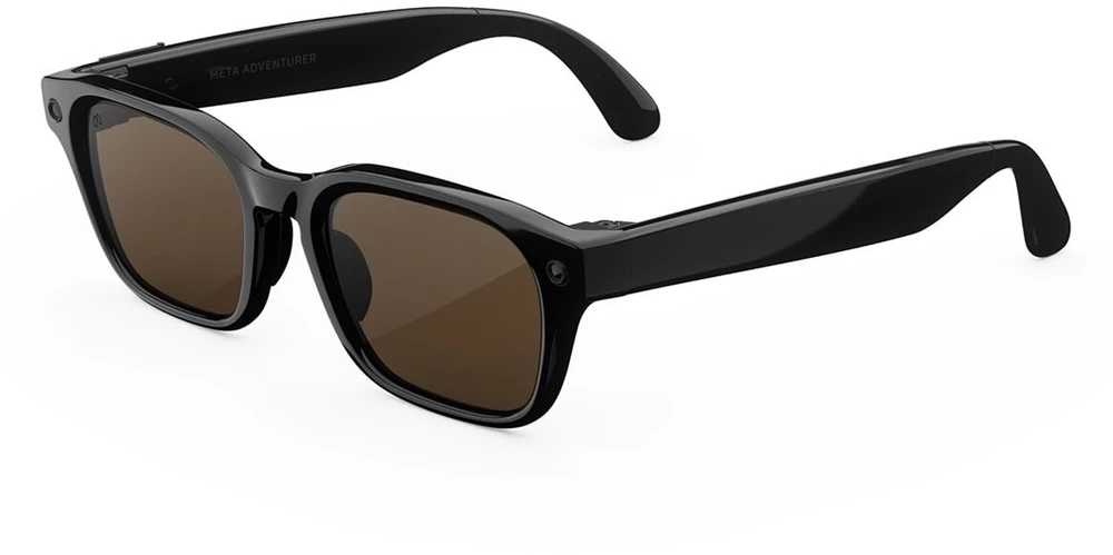 Meta Ray-Ban AI akiniai Adventurer, Classic juodi/rudi