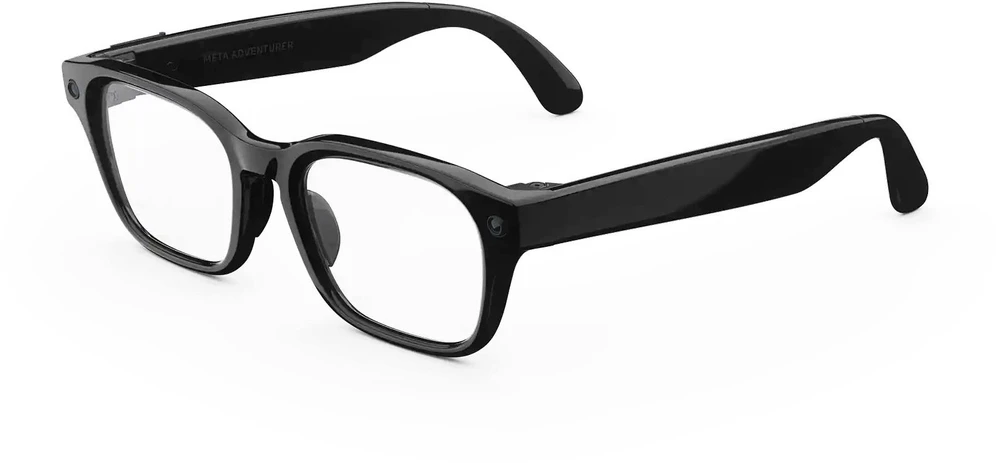 Meta Ray-Ban AI akiniai Adventurer, Classic juodi/permatomi