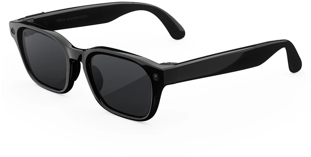Meta Ray-Ban AI akiniai Adventurer, Classic juodi/pilki