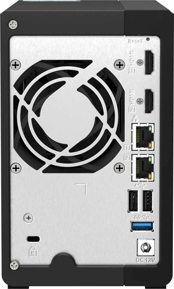 Serveris QNAP | 2 skyrių darbalaukio NAS | TS-253E-8G | Intel Celeron | J6412 4 branduolių | Procesoriaus dažnis 2,6 GHz | 8 GB