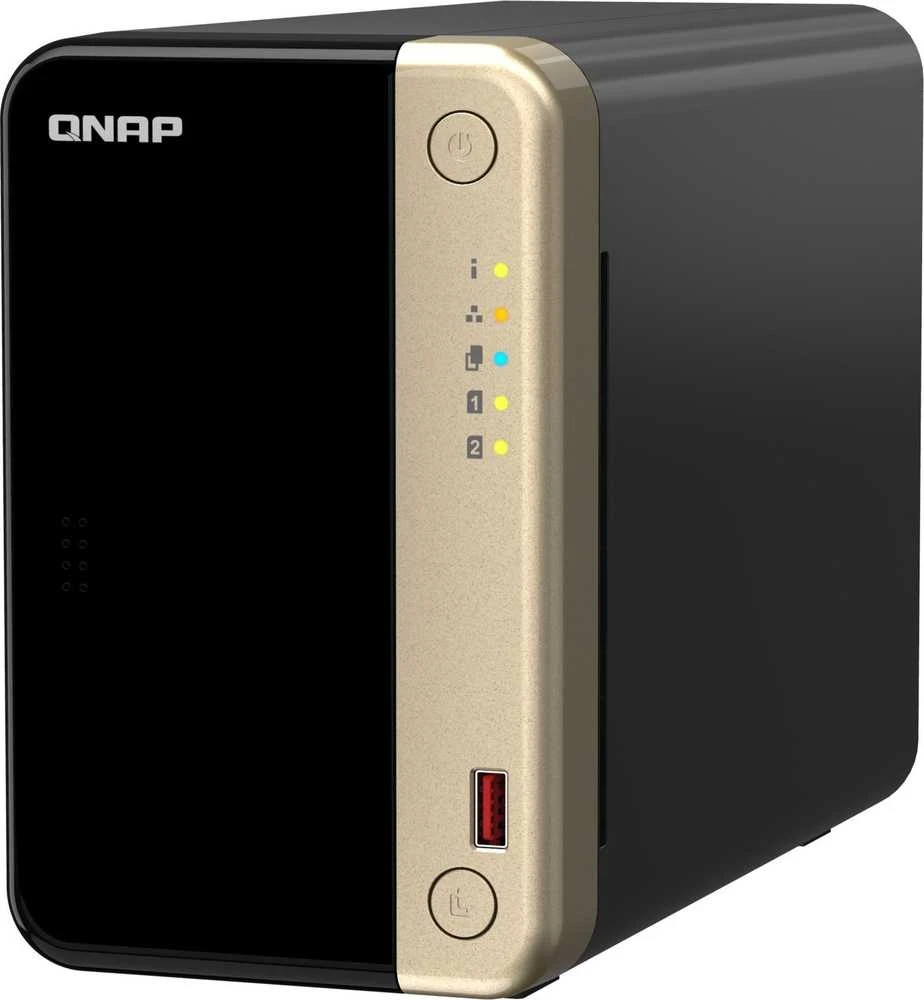 Serveris QNAP | 2 skyrių stalinis NAS | TS-264-8G | Intel Celeron | N5095 4 branduolių | Procesoriaus dažnis 2,9 GHz | 8 GB DDR4