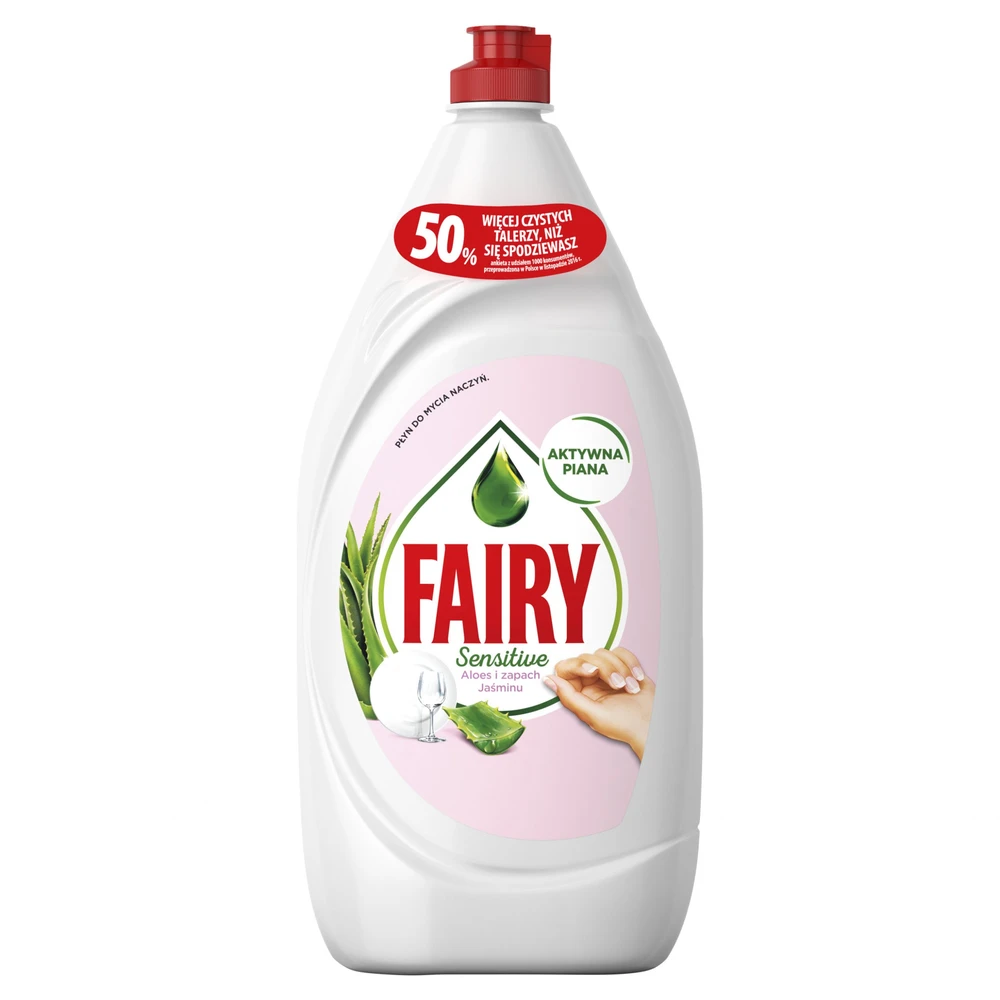 Indų ploviklis Fairy Aloe ir rožinis jazminas. 1,35 l