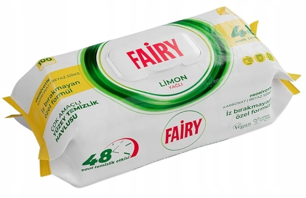 FAIRY servetėlės - citrina 100vnt