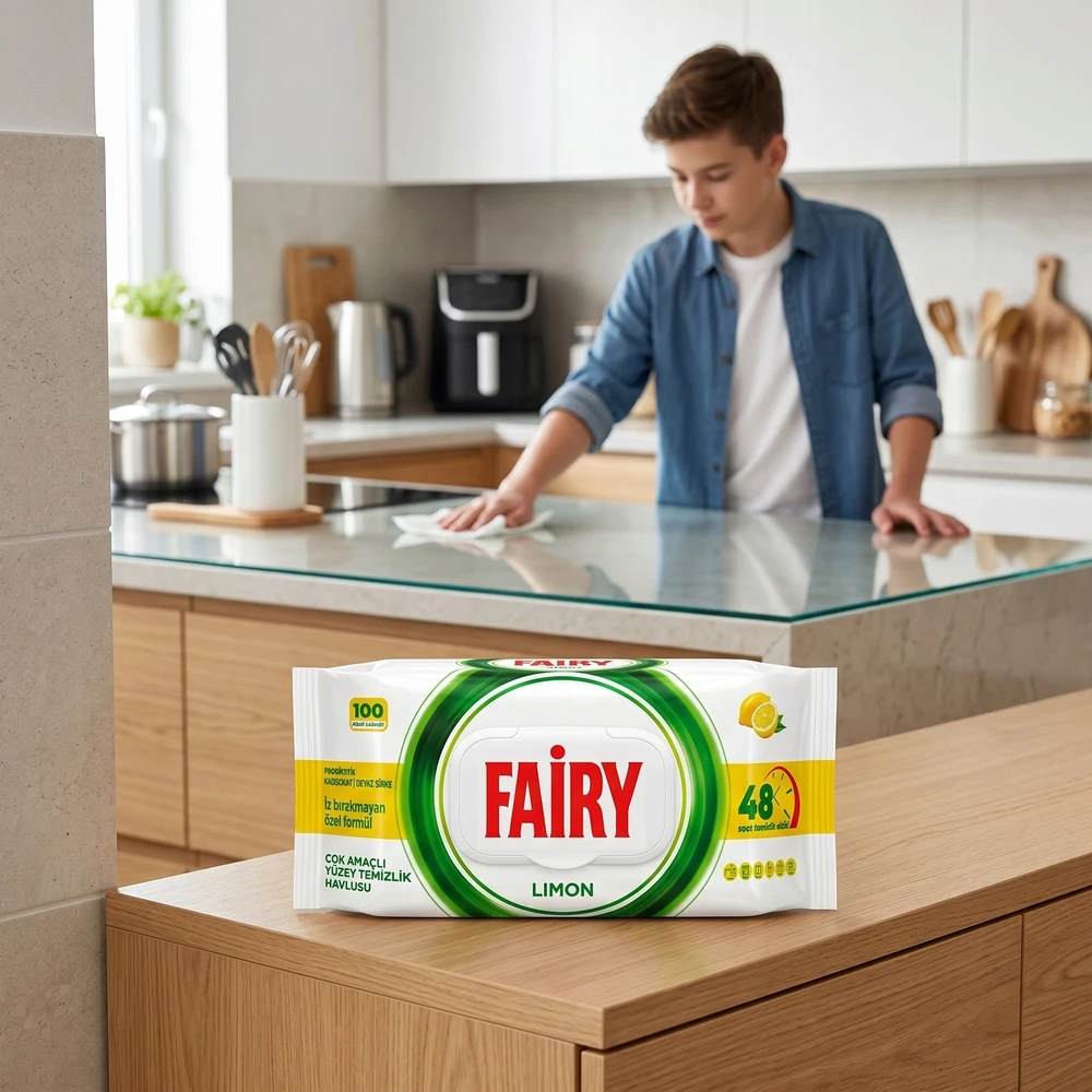 FAIRY servetėlės - citrina 100vnt