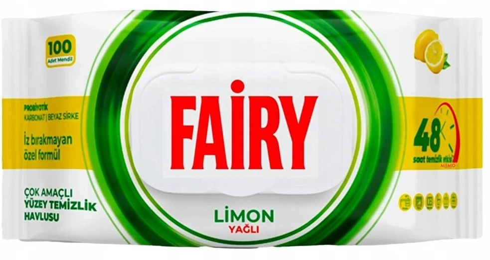FAIRY servetėlės - citrina 100vnt