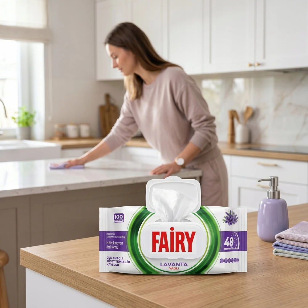FAIRY servetėlės - levanda 100vnt